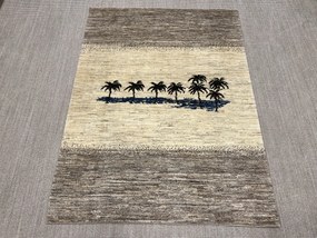 Gabbeh Tappeto persiano 210 x 160 Beige (Iran) Annodato A Mano