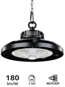 Campana LED 100W IP65 180lm/W No Flickering 1-10V con driver Philips Colore Bianco Freddo 6.000K