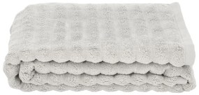 Asciugamano in cotone grigio chiaro 70x140 cm Inu - Zone