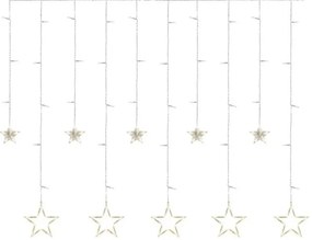 Tenda luminosa natalizia a LED 115xLED/1,35W 6,85x1,05 m bianco caldo