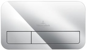 Villeroy & Boch 92249061 - Pulsante di scarico VICONNECT, finitura cromo lucido