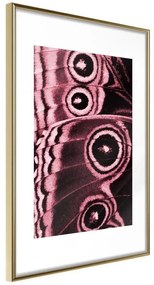 Poster  Butterfly Wings  Cornice Quadri Cornice d'oro, Larghezza x Altezza Home decor 20x30