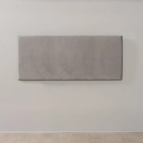 Testata Velluto Smooth per letti da 160 e 150 cm - Grigio