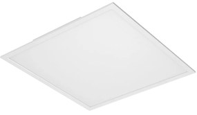 Plafoniera Moderna Piatto Metallo Bianco Led Integrato 36W