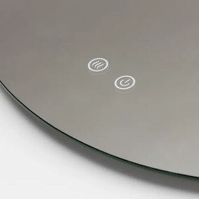 Brilagi - Specchio riscaldato a LED dimmerabile con retroilluminazione DEMI ECO LED/12W/230V Ø 60 cm IP44
