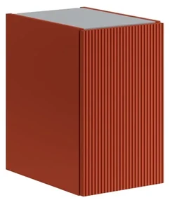 Armadietto bagno a terra Opera 1 anta P 45.5 x L 30 x H 50 cm laccato opaco paprika