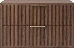 Mobile bagno sotto lavabo Rea Mono 80cm Brown