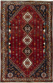 Shiraz Tappeto persiano 260 x 170 Rosso (Iran) Annodato A Mano
