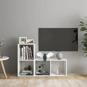 Mobili tv 2 pz bianchi 72x35x36,5 cm in truciolato