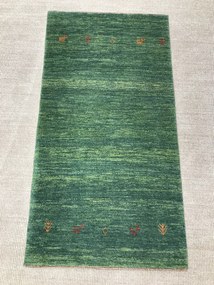 Gashguli Tappeto 140 x 70 Verde (Iran) Annodato A Mano