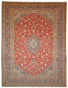 Kashan Tappeto persiano 400 x 300 Rosso (Iran) Annodato A Mano