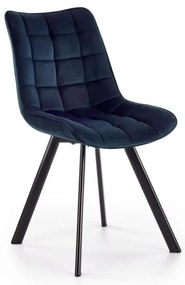 Sedia da pranzo COMORO 1 pz blu scuro