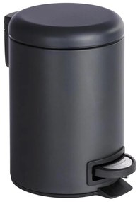 WENKO 22143800 - Cestino LEMAN 17x25 cm nero