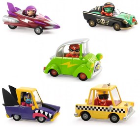 Pacchetto Crazy Motors - Taxi Joe & Shark N'Go & Pirate Wheels & Miss Burgundy & Green Flash