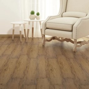 Listoni Pavimenti Autoadesivi İn Pvc 2,51 M² 2mm Noce Marrone /
