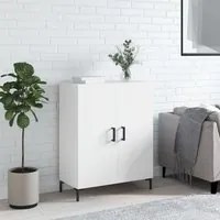 Credenza Bianca 69,5x34x90 cm in Legno Multistrato 827724