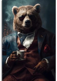 Quadro su tela – Gangster animale orso