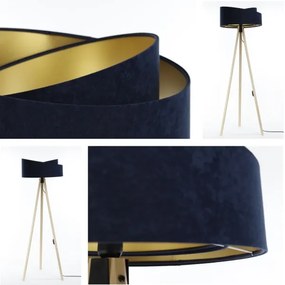 Lampada da terra GALAXY 1xE27/60W/230V blu/beige