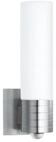 Applique LED moderno da esterno L260 grigio IP44, con sensore di movimento luce bianco caldo 700 lumen, STEINEL