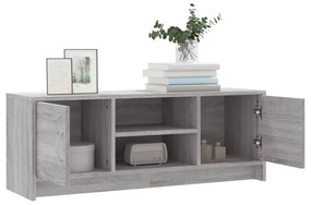 Mobile porta tv grigio sonoma 102x30x37,5 cm legno multistrato