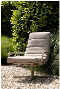 Sedia da giardino in metallo grigio chiaro Coosa - Exotan