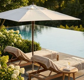 STATUS - ombrellone da giardino palo centrale in legno 2 x 3 m