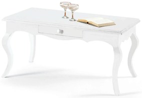 DOUGLAS - tavolino in legno massello cm 100 X 50 X 45