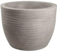 Vaso Per Fiori Hera Elegance 40 cm, in resina, per Interno ed Esterno - colore: cenere - AMZR0740S