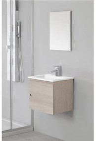 mobile bagno salvaspazio sospeso Si50 L.50cm con specchio incluso