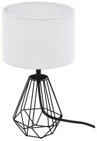 Eglo 95789- Lampada da tavolo CARLTON 2 1xE14/60W/230V