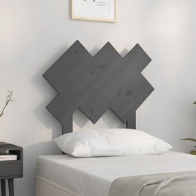 Testiera Per Letto Bianca 72,5x3x81 Cm Legno Massello Di Pino /
