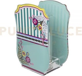 Vaso bucarest piccolo disegno danubio in cristallo acrilico decorat...