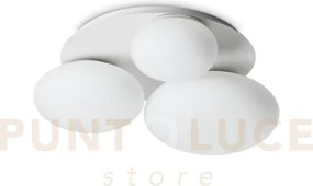 Ninfea lampadario a soffitto 3 luci attacco gx53 lampadina inclusa ...
