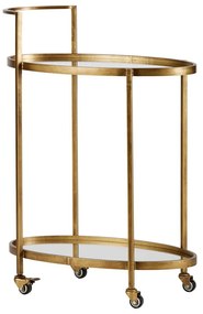 Tavolino da servizio su ruote 35x67 cm Push – WOOOD