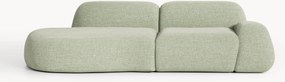 Chaise componibile 3 posti in bouclé Wolke