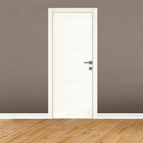 Porta interna a battente Silent Kent in legno colore bianco, L 60 x H 210 cm, apertura reversibile