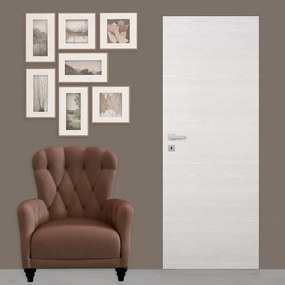 Porta interna a battente filomuro Honey F in legno colore larice, L 60 x H 210 cm, apertura reversibile
