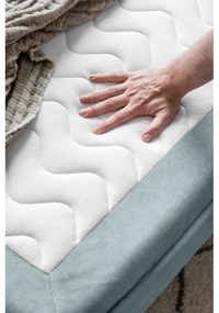 Divano in velluto azzurro 225 cm Charming Charlie - Miuform