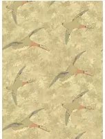 Mulberry Home Carta da parati Forest Ducks - Parchment