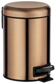 WENKO 24036100 - Cestino LEMAN 17x25 cm acciaio inox/rame/nero