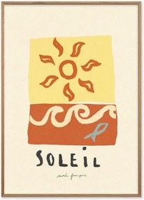 Stampa digitale incorniciata Soleil by Sacrée Frangine