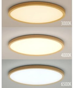 Plafoniera LED/24W/230V 3000/4000/6500K Ø 30 cm beige