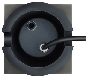 Lampada segnapasso da esterno LUKKA CONNECT 1xGU10/4W/230V IP67 cromo opaco quadrato