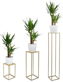 Portafiori 100x24 cm oro