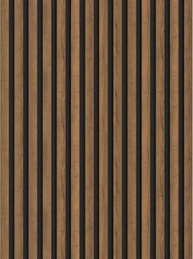 Mexen Lam-B doghe da parete 275 x 31,5 cm, pannello HDF 4 mm, Rovere Mocca - S100-275317-2812-074