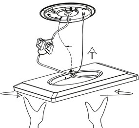 Eglo 900094 - LED RGBW Plafoniera dimmerabile ROVITO-Z LED/16,5W/230V nero