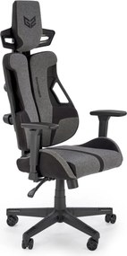 Sedia da ufficio Nitro 2 in grigio/nero - H137 cm