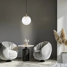 Argon 8828 - Lampadario a sospensione con filo SACRAMENTO 1xGX53/8W/230V limpido/oro