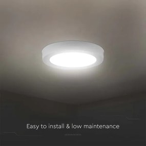 Plafoniera LED LED/6W/230V 3000K diametro 12 cm bianco