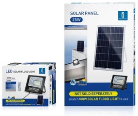 Aigostar - LED Faro solare dimmerabile LED/100W/3,2V IP67 + +TC